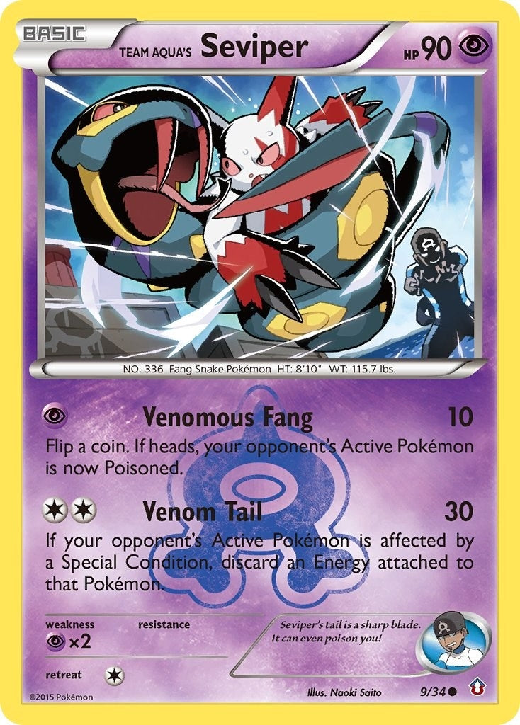 Image for Team Aqua's Seviper (9/34) (DCR) - Pokemon
