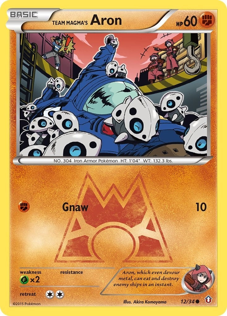 Image for Team Magma's Aron (12/34) (DCR) - Pokemon