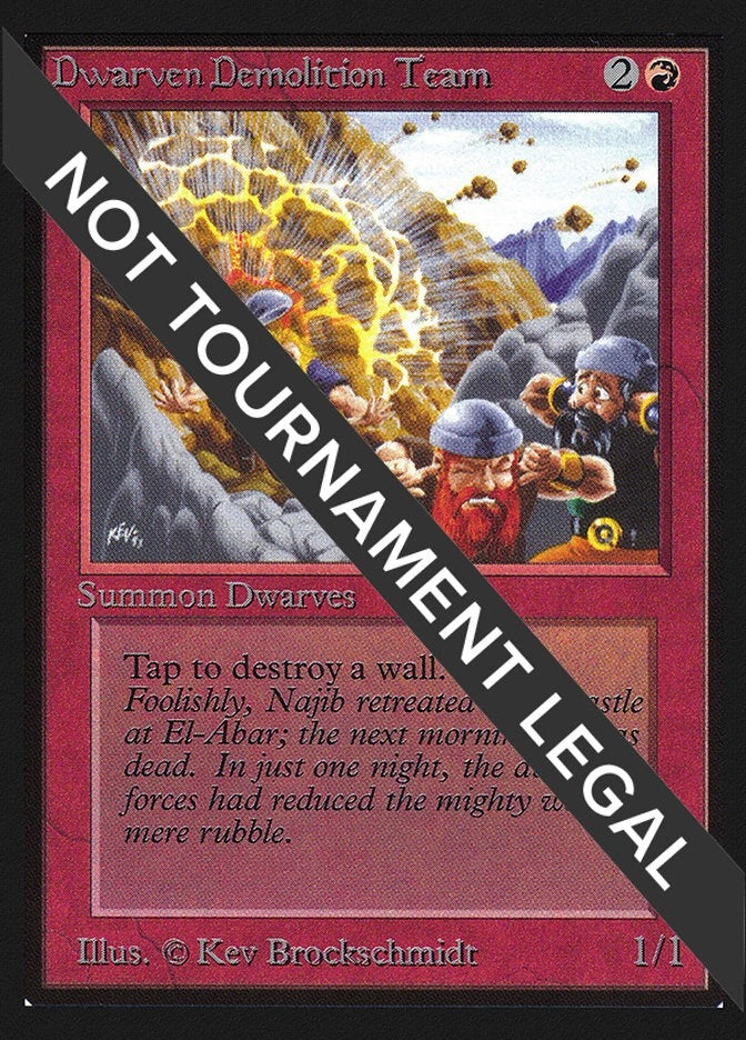 Image for Dwarven Demolition Team (IE) (International Edition) - Magic: The Gathering