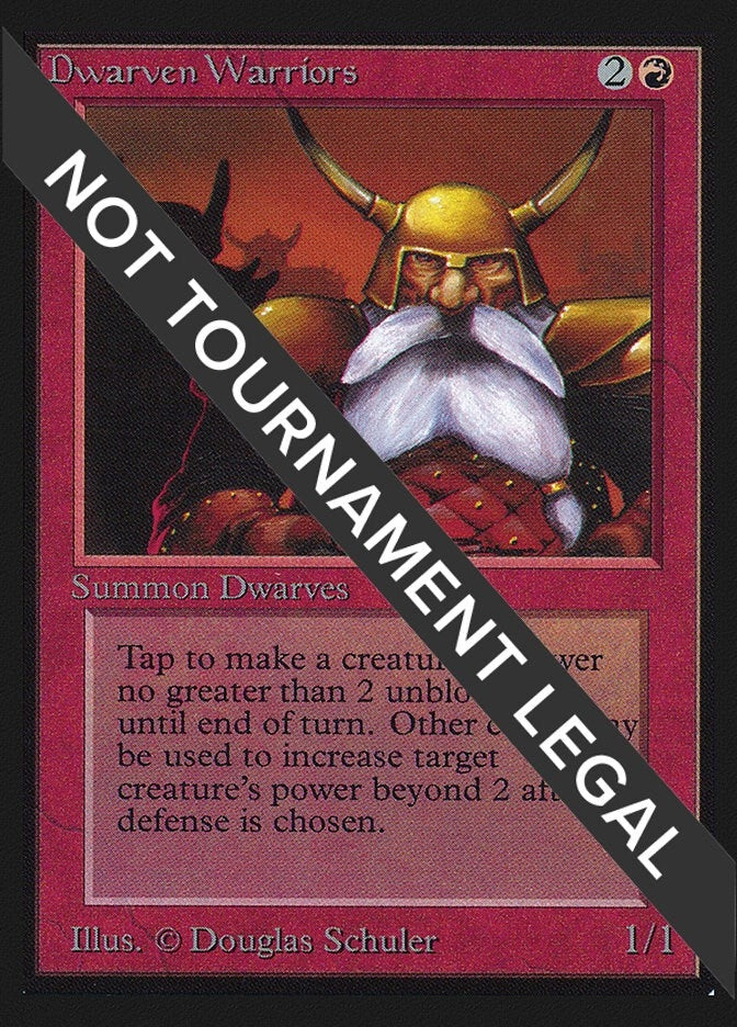 Image for Dwarven Warriors (IE) (International Edition) - Magic: The Gathering
