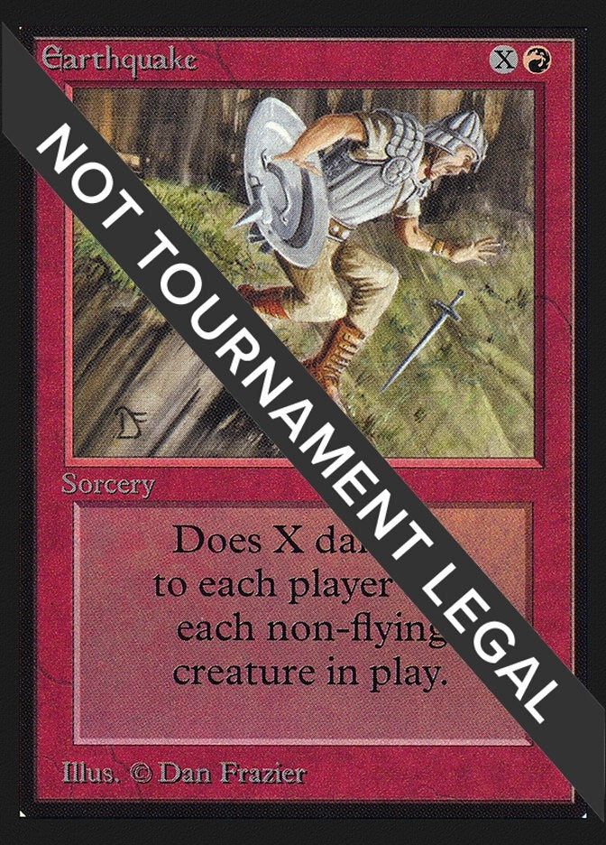 Image for Earthquake (IE) (International Edition) - Magic: The Gathering