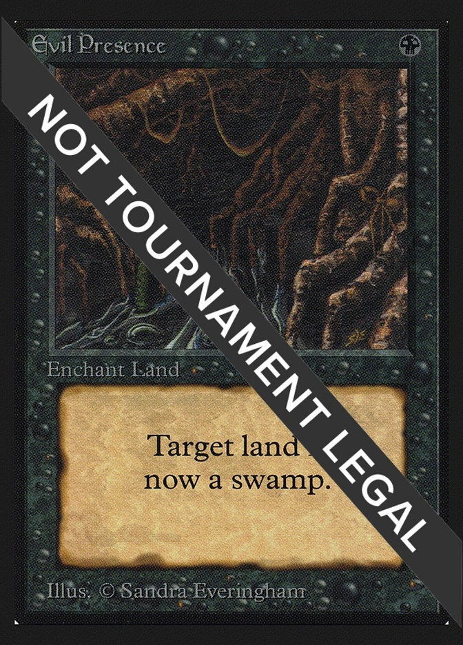 Image for Evil Presence (IE) (International Edition) - Magic: The Gathering