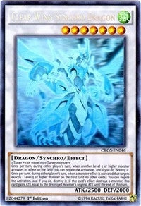 Clear Wing Synchro Dragon (Ghost Rare) (CROS-EN046) (CROS)