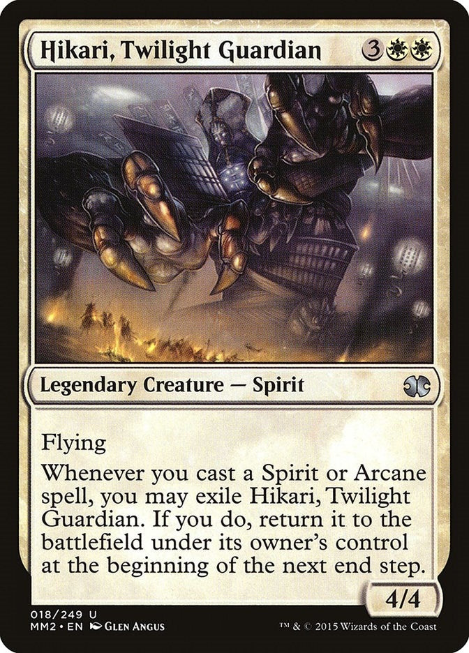 Image for Hikari, Twilight Guardian (18) (Modern Masters 2015) - Magic: The Gathering