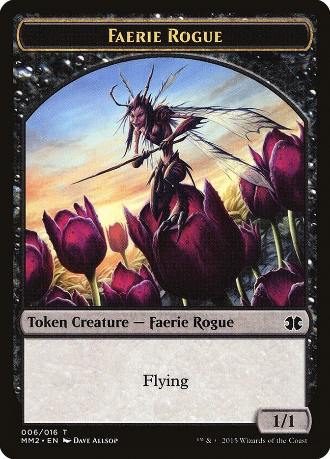 Image for Faerie Rogue Token (6) (Modern Masters 2015) - Magic: The Gathering