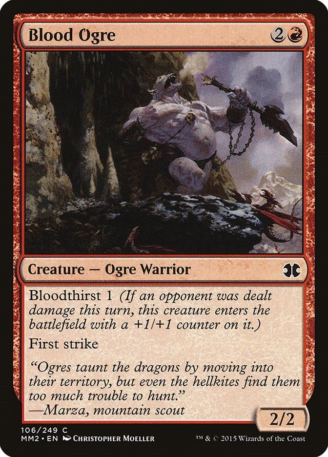 Image for Blood Ogre (106) (Modern Masters 2015) - Magic: The Gathering