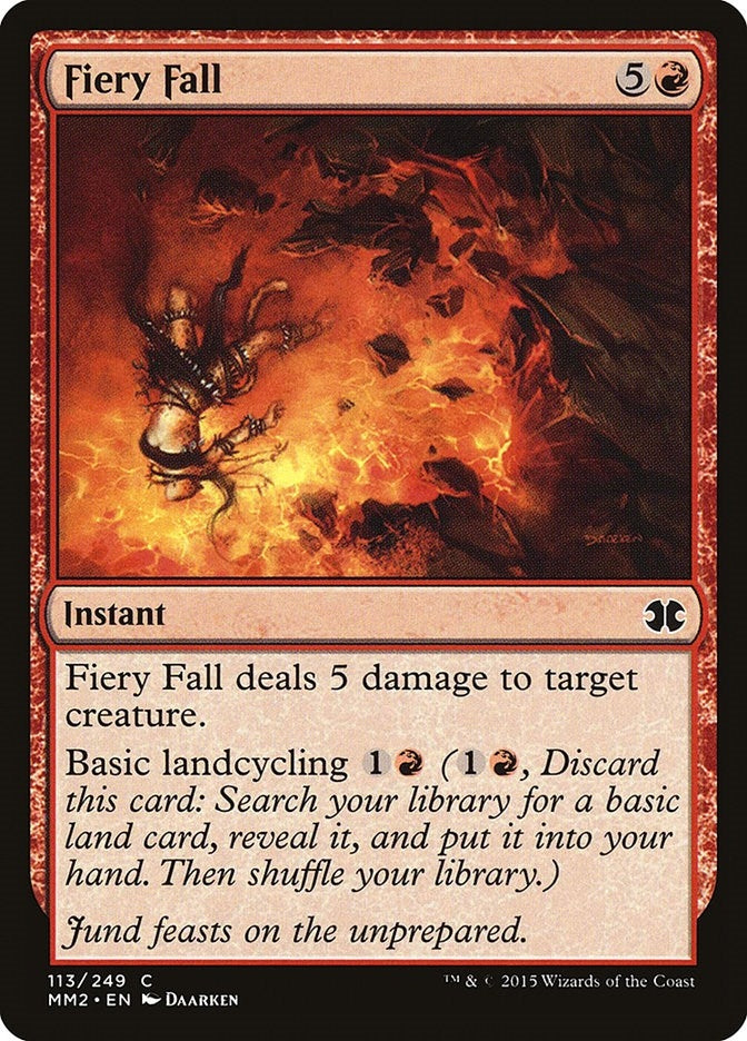 Image for Fiery Fall (113) (Modern Masters 2015) - Magic: The Gathering