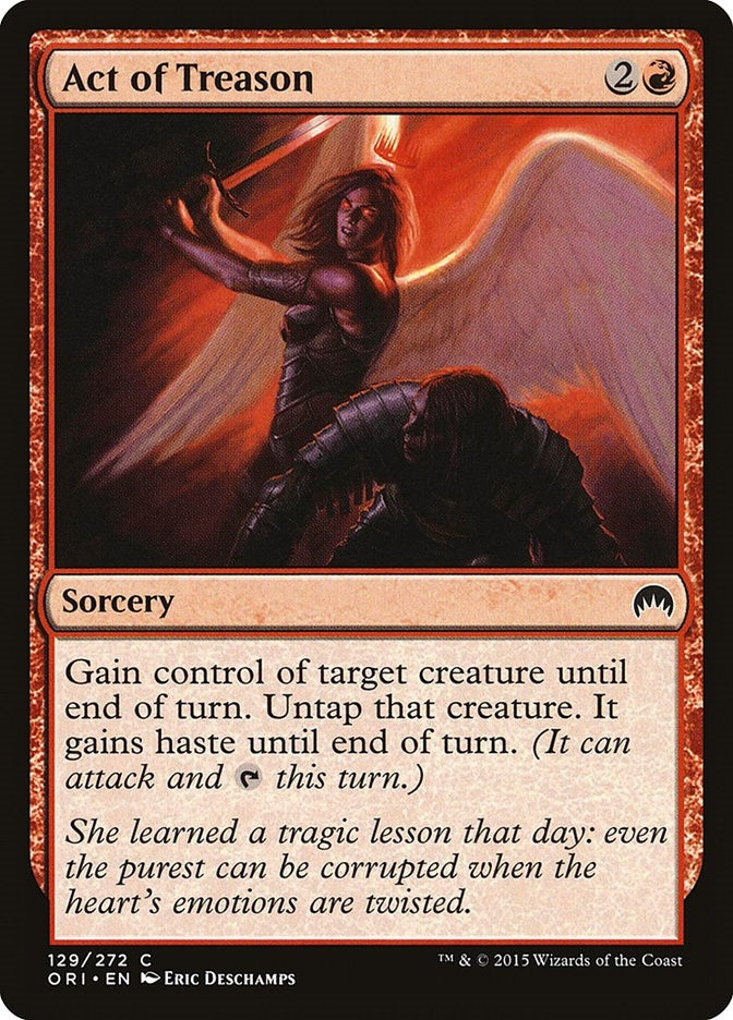 Image for Act of Treason (129) (Magic Origins) - Magic: The Gathering